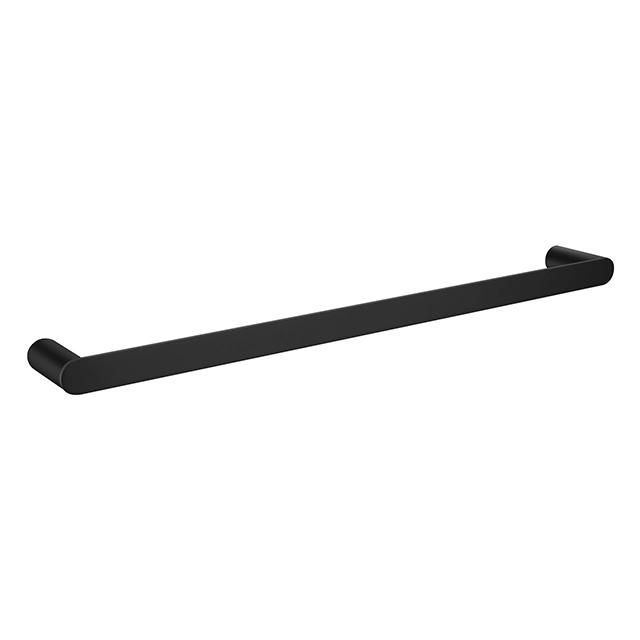 Brass Bathroom Accessory Fittings Matt Black Single Shot Single Towel Bar Nc5608-MB