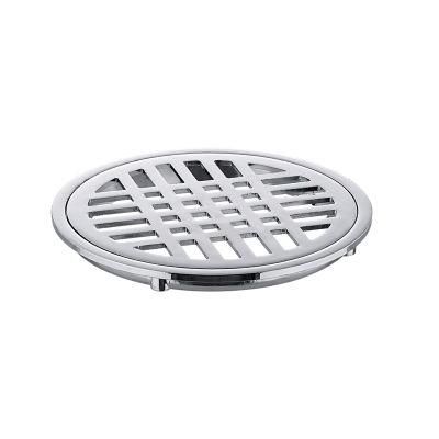 Factory Price Popular Round Silver Floor Trap Zinc Alloy Shower Strainer Bathroom Floor Drain