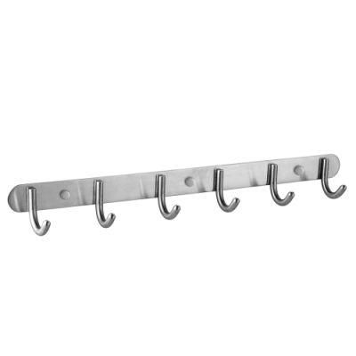 Coat Rack Wall Mounted with 6 Coat Hooks for Hanging