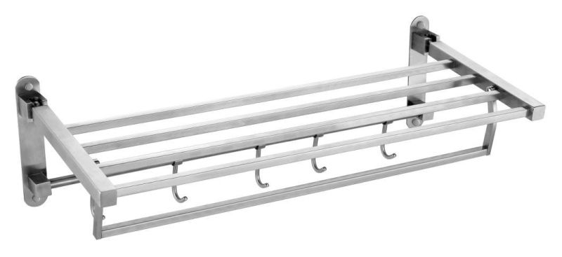 Towel Rack Wall Mount Towel Shelf with Towel Bar