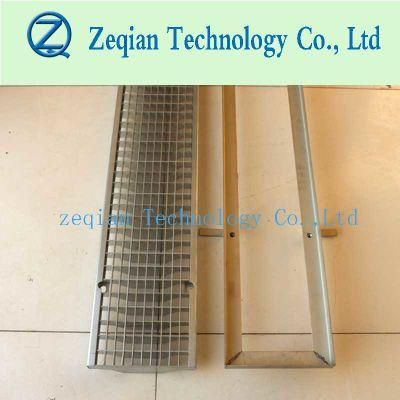 Trench Drain with Stainless Steel Cover Steel for Bathroom