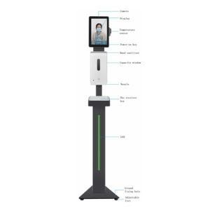 2020 New Multi-Function 10 Inch Recognition Temperature Measurement Machine Kiosk