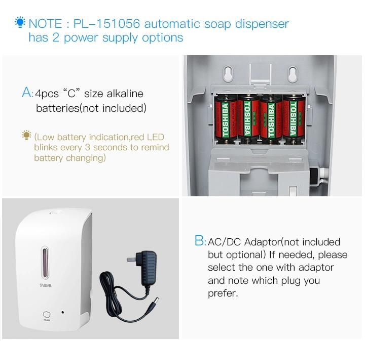 Hospital Floor Stand Electric Automatic Alcohol Foam Hand Sanitizer Dispenser