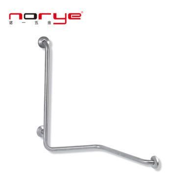 Restroom Bathroom Grab Bar Stainless Steel 304 Customizable L Shaped Armrest