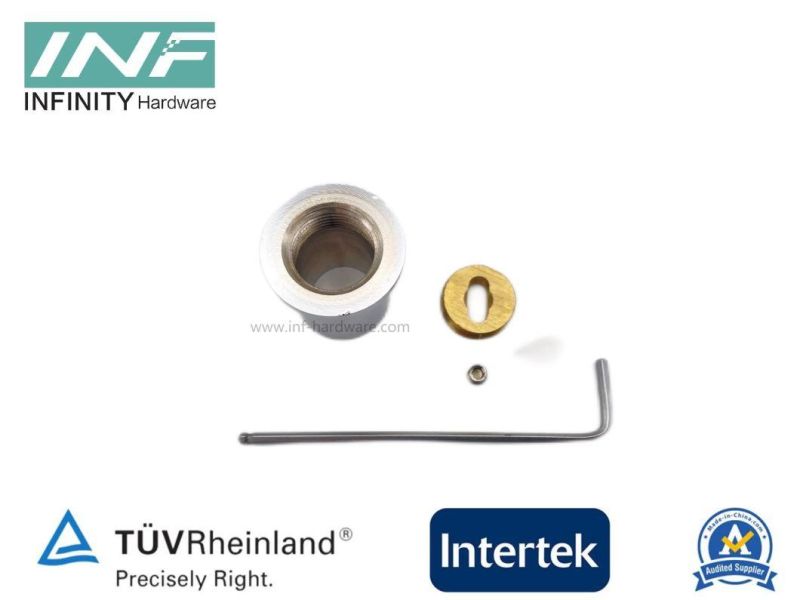 Brass Tube to Wall Mounted Shower Connector for Glass Fitting with Adjustable Function