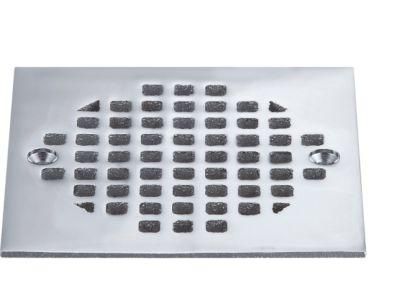 Chrome Plated Brass Shower Drain Cover with Sliver Colour