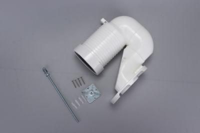 Wholesale Bathroom White Plastic Flexible Drain Hose Soil Pipe Wc Toilet Waste Pan Connector