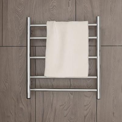Towel Warmer Wall Mounted 5 Bars Stainless Steel Heated Towel Racks for Bathroom