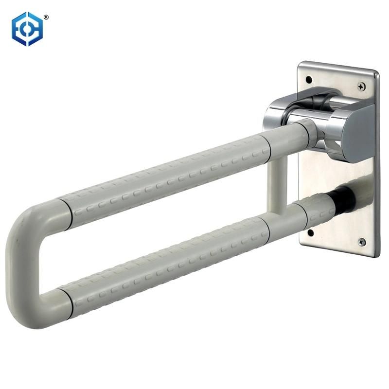 Bathroom Wall Mounted Stainless Steel Foldable Toilet Grab Bar Folding Handicap Grab Bars