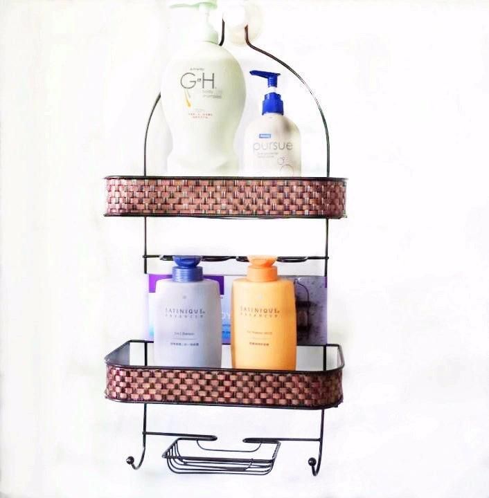 2tier Hanging Bathroom Rack Shower Caddy Shampoo Storage