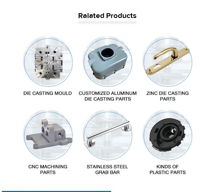 Custom Made Precision High Pressure Die Casting Aluminum Alloy Parts