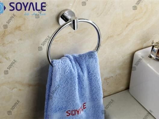 Brass Towel Ring with Chrome Plated Sy-2360