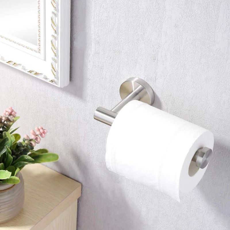 Stainless Steel Toilet Tissue Paper Roll Towel Plate Holder Steel Kitchen Towel Paper Holders SUS304 Bathroom Accessories