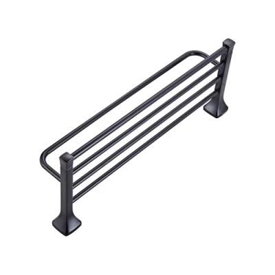 Yundoom OEM Professional Practical Stainless Steel Folding Towel Shelf Bathroom Modern Towel Rack Wall Mounted Towel Holders