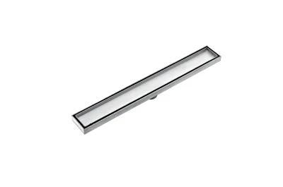 Bathroom Accessories Stainless Steel Long Floor Drain Customized Invisible Floor Drain