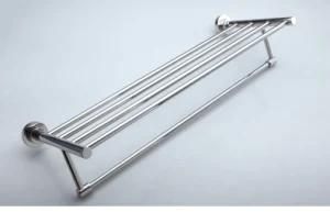 Hotel Style Towel Bar with Hook, Removable Towel Bar