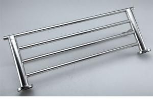 Hotel 304 Ss Metal Bath Accessories Towel Rack Without Drilling Home Wall Holder Towel Racks