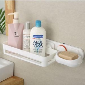 Bathroom Organizer Shelf Rack with Suction Cup for Shampoo