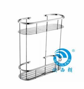Stainless Steel 304 Double Layer Bathroom Shelf Oxl-8826