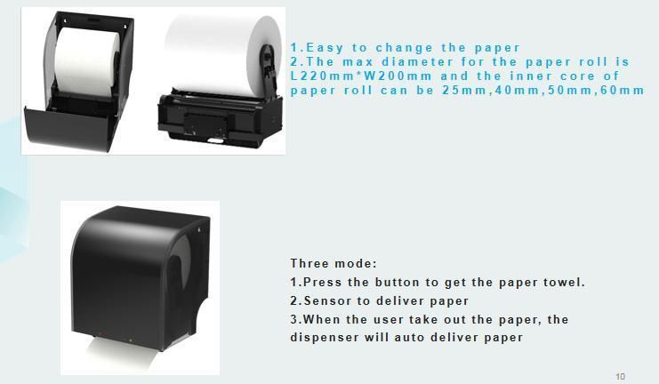 Automatic Wall Mounted Auto Cut Paper Hand Towel Dispenser
