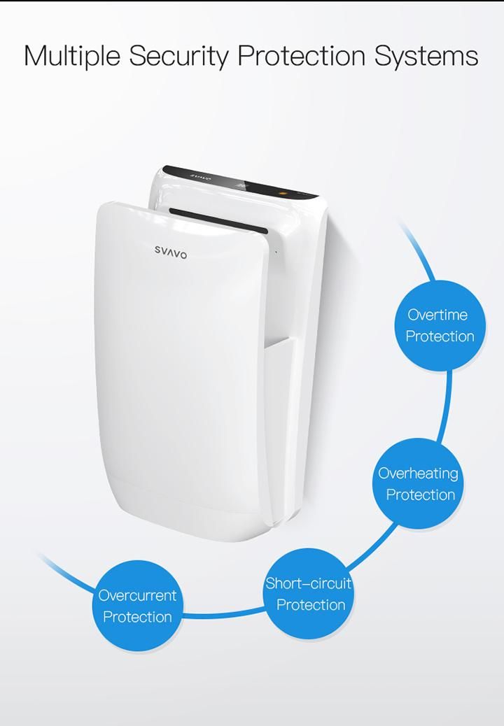 High Speed Professional ABS Automatic Airblade Hand Dryers