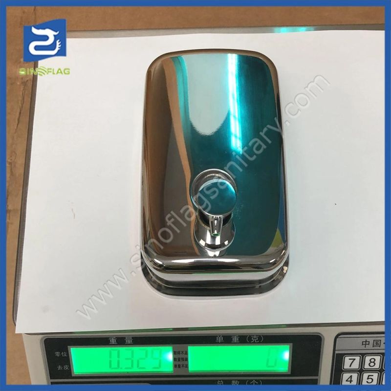 Wholesale 500ml Metal Sanitizer Dispenser Stainless Steel 304 Hand Soap Dispenser for Hotel