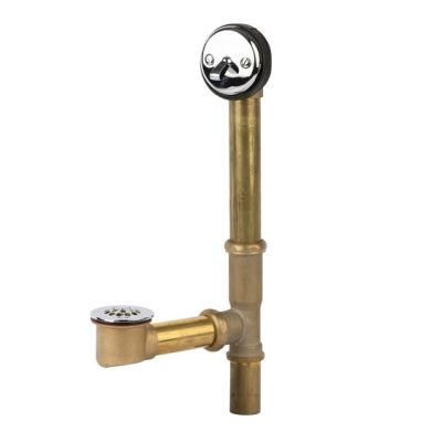 Trip Lever Brass Bath Waste and Overflow Drain with Chrome Plated Trim