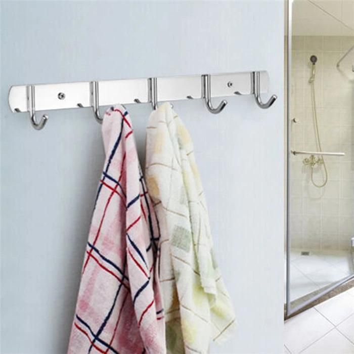New Products 2020 Wall Mounted Bathroom Metal Clothes Hanging Over The Back Door Hat Hanger Hook