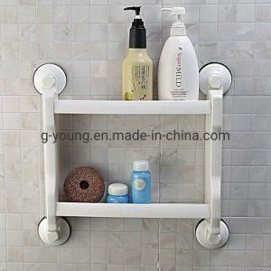 Plastic Suction Cup Bathroom Corner Storage Rack