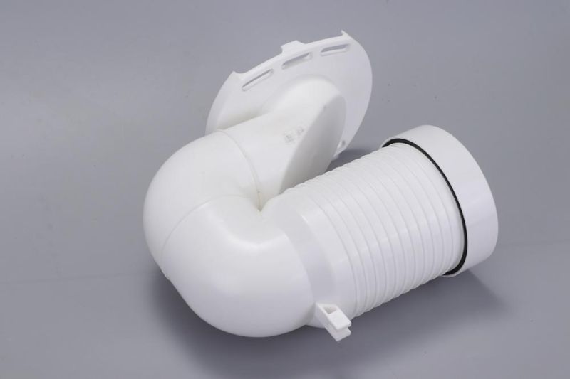 Wholesale Bathroom White Plastic Flexible Drain Hose Soil Pipe Wc Toilet Waste Pan Connector