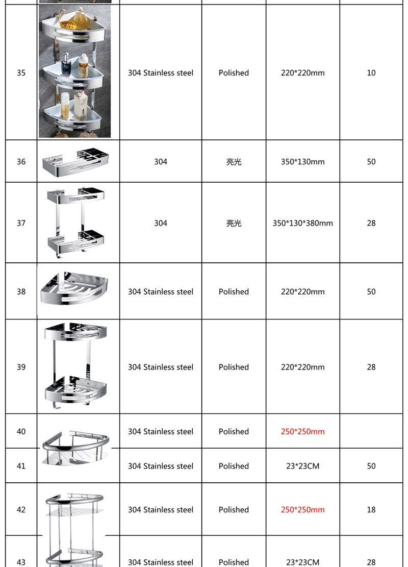 Bathroom Accessories Fitting Shower Caddy Organizer Storge Bath Croner Bath Caddies Bathroom Shelves Shower Shelf