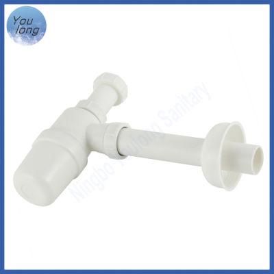 Plastic Kitchen Sink Stopper Drain Pipe Single Basin Launching PP Bottle Trap