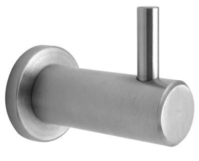 Bathroom Accessory Stainless Steel Brushed Single Clothe Robe Hook