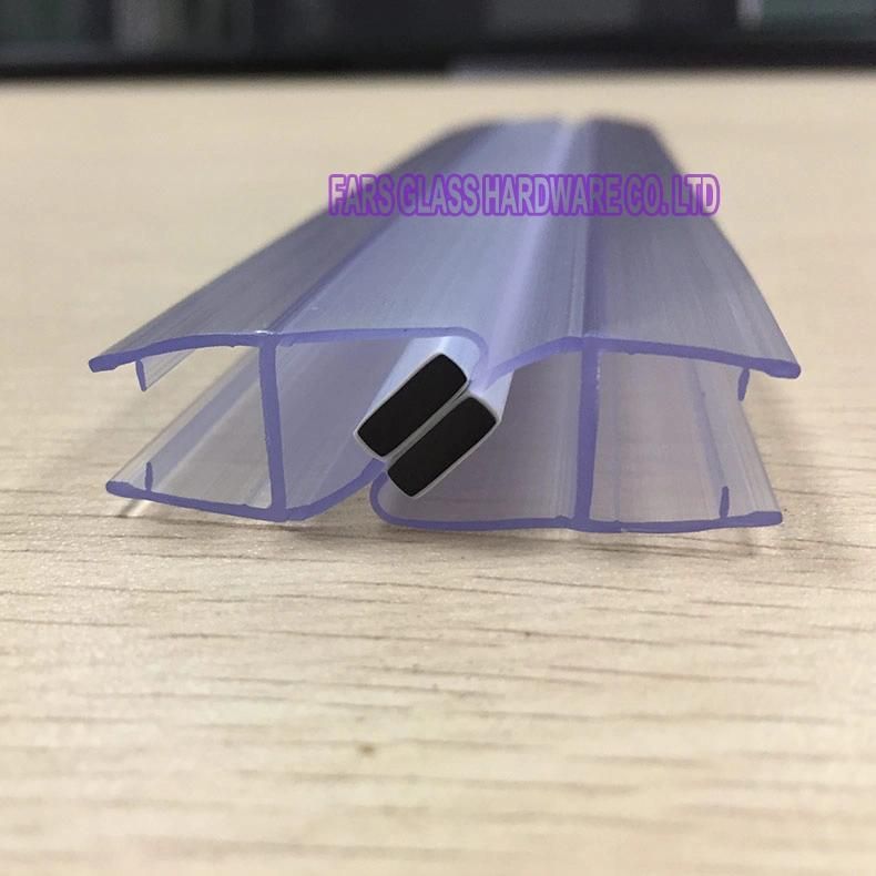 90 Degree Magnetic PVC Seals for Glass Shower Door