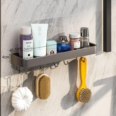 Shower Storage Rack Holder with Towel Hook Shelf