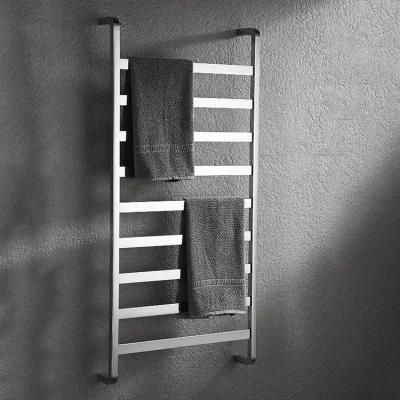 Kaiiy Wall Mounted Electric Towel Rail Bathroom Heater Waterproof Stainless Steel Towel Dryer Bars Towel Rack