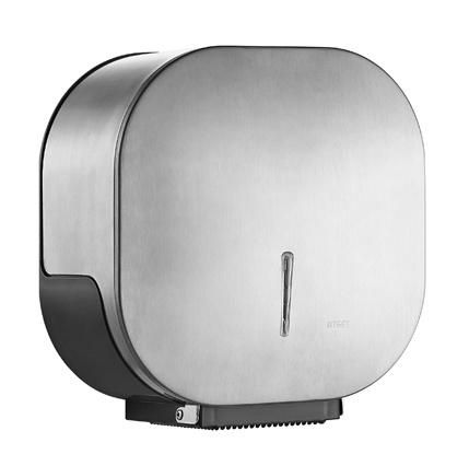 New Design Bathroom Accessories 304 Stainless Steel Wall-Mounted Jumbo Roll Paper Towel Dispenser