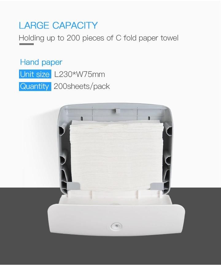 ABS N Fold Kitchen Paper Towel Holder with Key