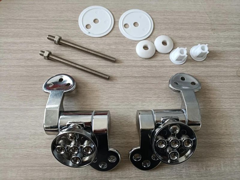 High Quality Chrome Plate Zinc Alloy Toilet Seat Hinges