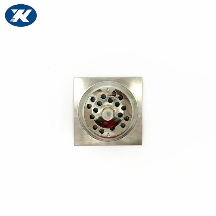Invisible Pop up Square SUS 304 Stainless Steel Toilet Floor Trap Shower Drain Bathroom Floor Drain