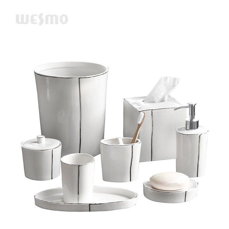 Porcelain Bath Accessory Set