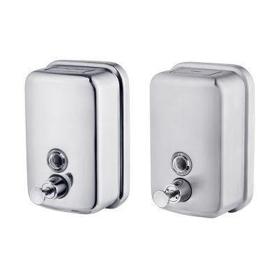 Norye Hot Sale Stainless Steel Soap Dispenser for Commercial Bathroom
