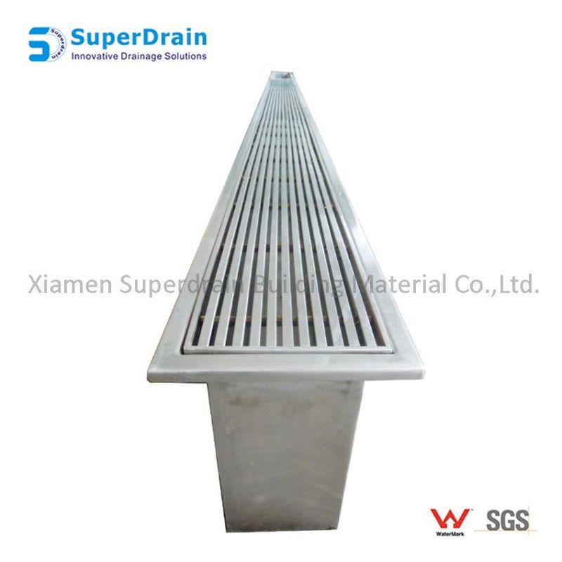 Durable SUS Linear Grating Cover for Corrosive Industry