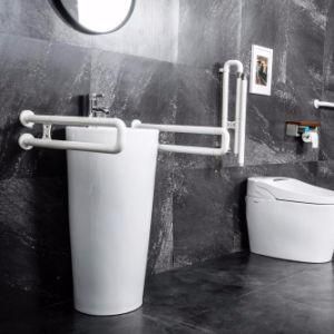 Durable White Plastic Grab Bar for The Bathroom Sanitary Ware ABS Handicap Safety Grab Bar