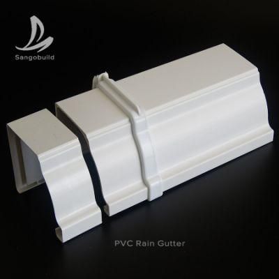 Rainwater Gutter Roofing Drainage System PVC Downspout Fitting Rain Water Harvesting System