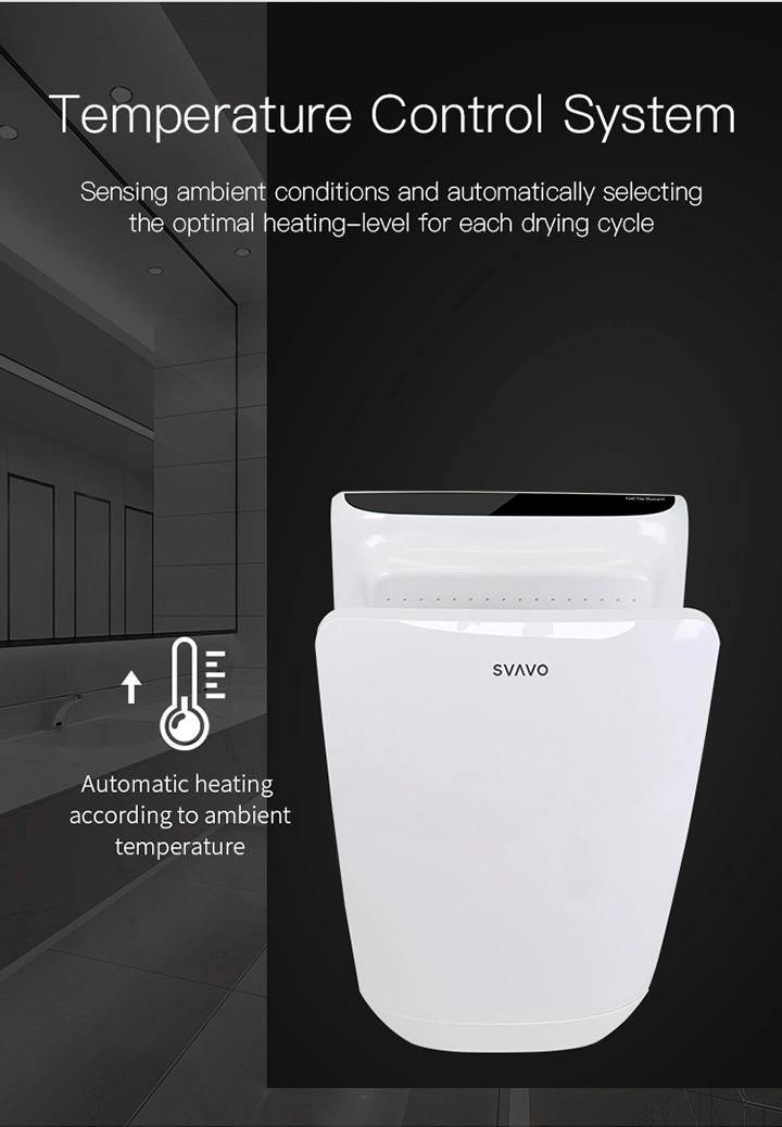 Drying Machine Hands Wall Automatic Hand Drier Bathroom Jet Air Hand Dryer
