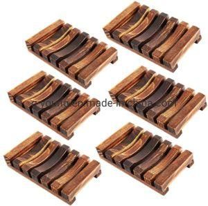 Bathroom Natural Soap Bamboo Wood Soap Dish Holder