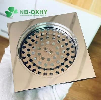 High Quality Square Drainer Bathroom Brass Floor Drain 10X10cm