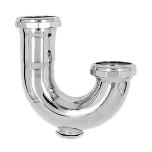 Brass J Bend with Cleanout, Slip Joint, Drain, Cupc