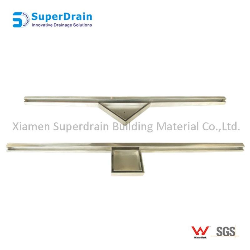 Stainless Steel Economical Quick Drainage Square Brushed Surface Anti-Odor Waste Drainer Shower Floor Drain